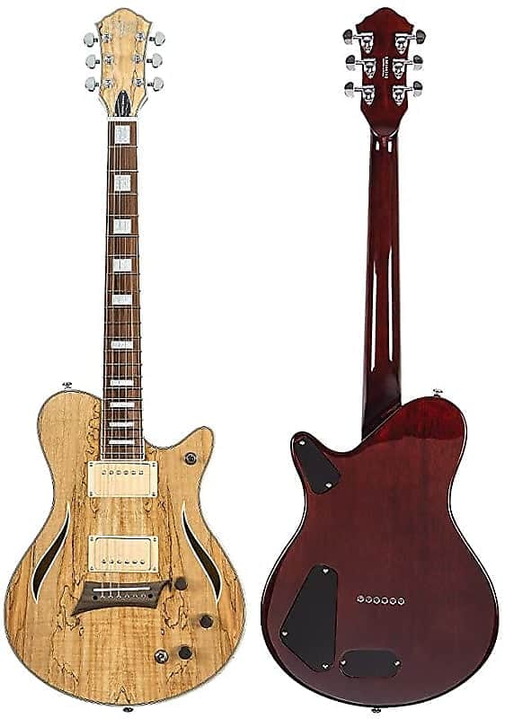 Michael Kelly MKHSSSPPYZ Hybrid Special Spalt Maple Top Mahogany Neck 6-String Electric Guitar image 1