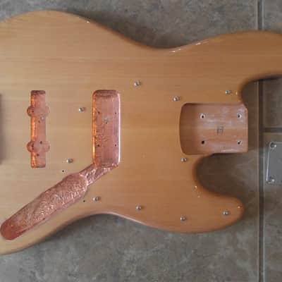 Squier Vintage Modified Jazz Bass V Natural body image 1