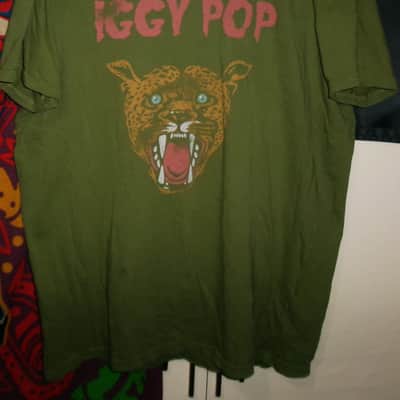 iggy pop tiger face official 2xl tee - home punk rock stooges passenger bowie soldier image 1