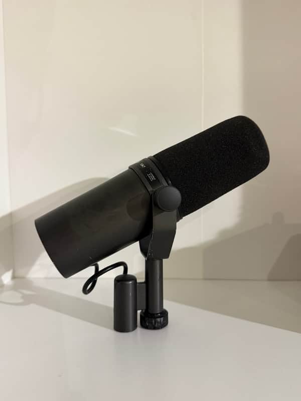 Vintage Shure SM7 MIM Microphone 1980s - Black image 1