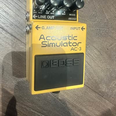 Boss AC-3 Acoustic Simulator  2006 - Present - Yellow image 1