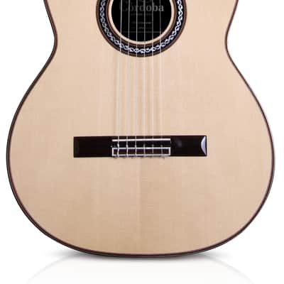 Cordoba C10 Crossover - Solid Spruce top, Solid Indian Rosewood b/s - 48mm Radiused Fretboard, image 1