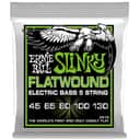 ERNIE BALL 2816 Slinky Flatwound Bass 45-130 Kobalt. Saiten für 5-String E-Bass