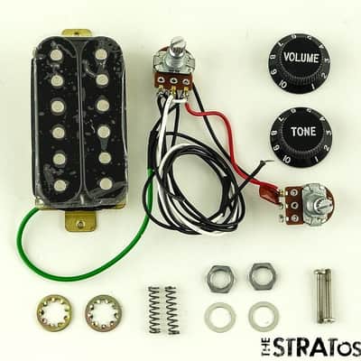 Fender Squier Sonic HT H Series Strat Humbucker PICKUP POTS & KNOBS Black