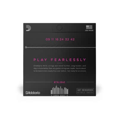 D'Addario NYXL0942 Super Light Electric Guitar Strings 9-42 image 3