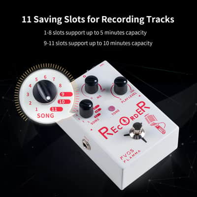 Flamma FV05 Recorder Vocal Pedal 70 Minutes Recording Capacity Noise Gate & Reverb Effects for the Vocal,price include the import duty to US buyer image 2