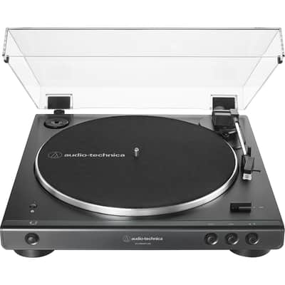Audio-Technica Fully Automatic Belt-Drive BT Stereo Turntable, Black + 26 Month Protection Pack image 2