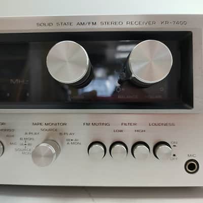 Kenwood KR-7400 AM/FM Stereo Receiver 1974-1976 - Silver / Wood image 3