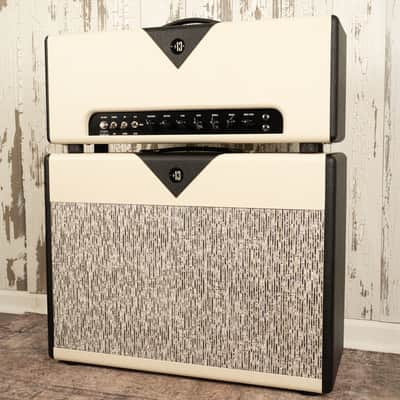 Divided by 13 BW1969 Butch Walker Signature Head and Matching 2x12 Cab - White/Black w/Pinstripe Grill image 2