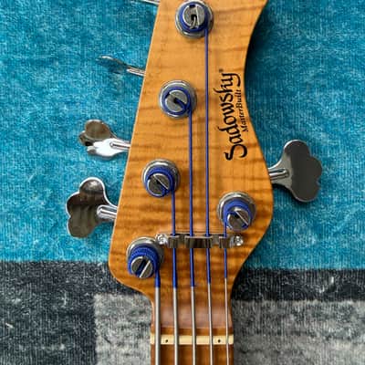 Sadowsky 21-fret Standard Masterbuilt Limited 2020 No.4/30 2020 - Whale Blue Burst Transparent High Polish Burst image 14