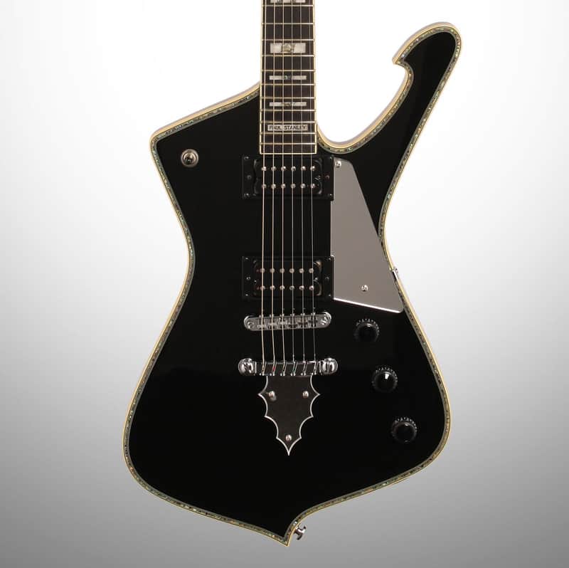 Ibanez Paul Stanley PS120 Electric Guitar, Black image 1