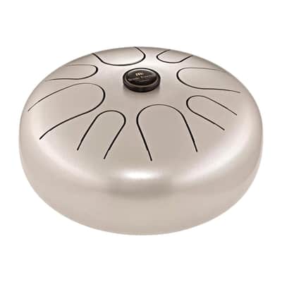 Meinl Percussion STF4PG 12" Steel Tongue Drum w/Case and Mallets, Pearl Grey image 2