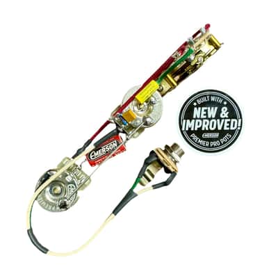 Emerson Custom Esquire 3-Way Prewired Kit  - Premier Pro 250k pots image 1