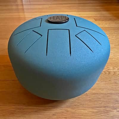 Hapi E-Major Steel Tongue Drum - Aqua Teal [See Video] image 3