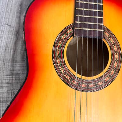 Kay Silvertone Sears Roebuck S501K 1970 - Sunburst Flamed image 5