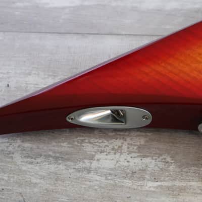 1996 Grover Jackson Japan KV-c.u.65 King V Flying V (Cherry Sunburst) image 4