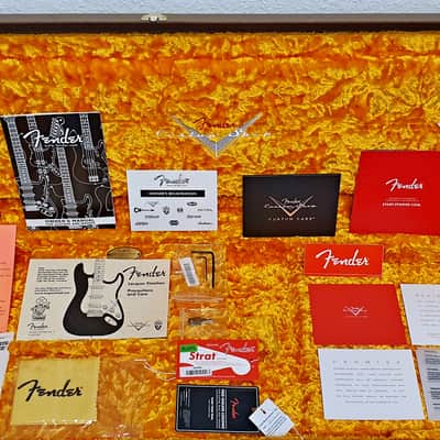 Fender Custom Shop Case Koffer 60s Brown - Gold NEU image 4