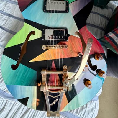 Epiphone by Gibson Es-345 - with vintage es335 wiring kit and Pearly Gates original hard case ohsc image 4