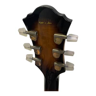 Vintage 1980 Ibanez JP20 Joe Pass Semi-Hollow Electric Guitar Tobacco Sunburst 6-String image 8