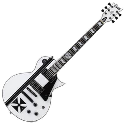ESP LTD James Hetfield Iron Cross SW - Snow White image 1