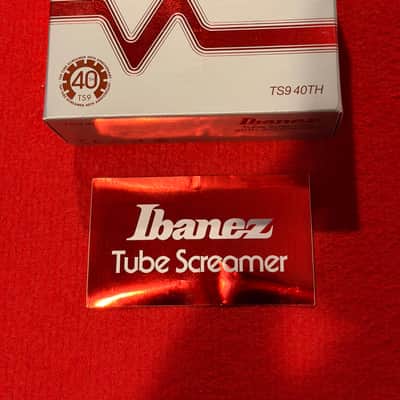 Analogman 40th Anniversary TS-9 w/Silver Mod - Red Mirror image 8