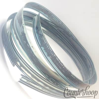 Ludwig Standard Blue Strata Bass Drum Hoop/Rim Inlay Wrap 1/2" 70" Vintage 60s image 3