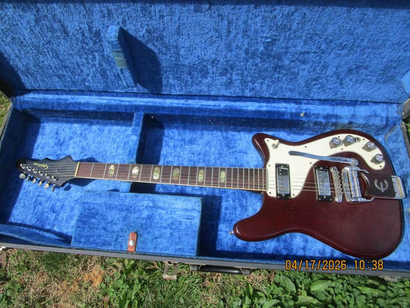 Epiphone Gibson Crestwood Custom, 1965, Mini Humbuckers, Tunomatic Bridge, Klusons, Case image 1