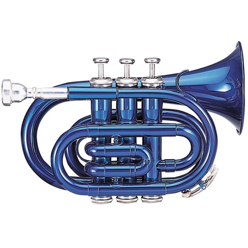 Other brands (wind instruments and brass instruments) Kaerntner KTR33P MBL [Bb Pocket Trumpet] [Brand New, Slightly Damaged, Super Special Price!!] [Grand Clearance Sale] image 1