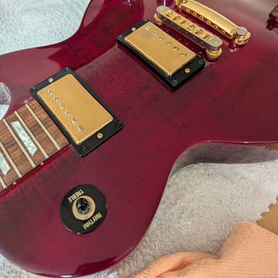 Gibson Les Paul Studio 2004 - Wine Red & Gold Hardware image 5