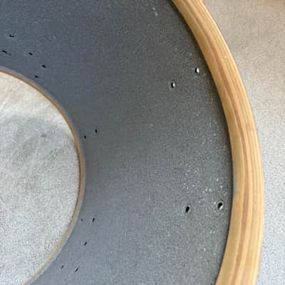 Rogers Vintage Floor Tom Drum Shell Project 16” x 16” 70s image 9