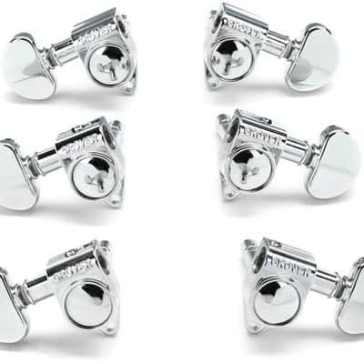 Grover 106C Original Locking Rotomatics Tuning Machines Set - Chrome image 2