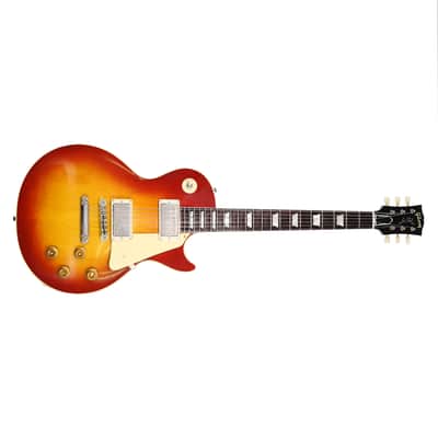1958 Les Paul Standard Reissue Ultra Light Aged Washed Cherry Sunburst Gibson image 5