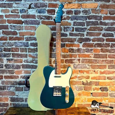 Fender Telecaster American Limited Edition 60s Electric Guitar w/ HSC & Respray by MJT (2010s - Sherwood Green Metallic) image 2