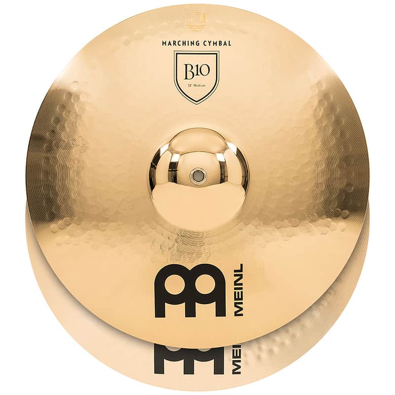 Meinl 18" B10 Bronze Marching Cymbals (Pair) image 1
