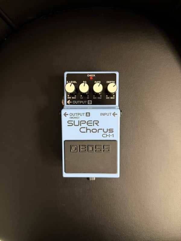 Boss CH-1 Super Chorus (Dark Gray Label) 2001 - Present - Blue image 1