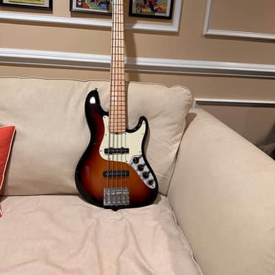 Fender American Deluxe Jazz V 2008 - Tobacco Burst image 3