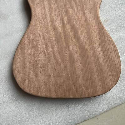 Mahogany Wood HH Telecaster Tele Style Guitar Body image 4