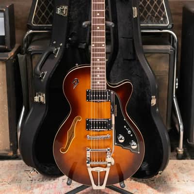 Duesenberg Starplayer TV Semi-Hollow Electric Guitar - Vintage Burst image 13