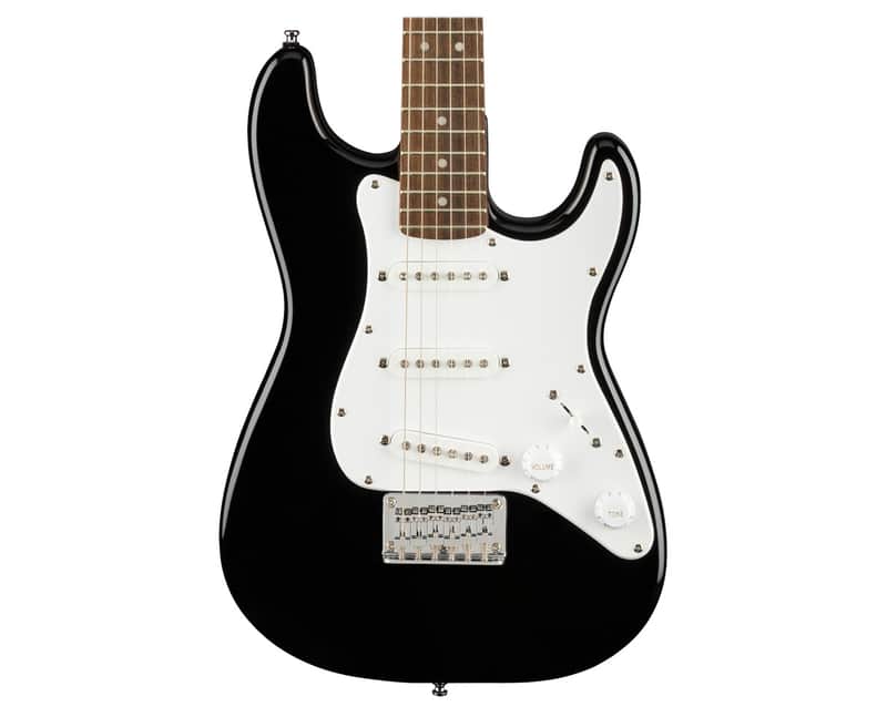Squier Mini Strat - Black w/ Laurel Fingerboard image 1