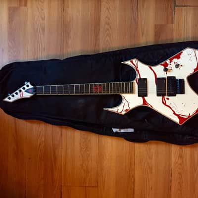 B.C. Rich Warlock JJSWBS 2011 Blood Splatter image 3