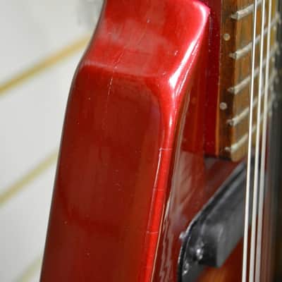 Harmony Vintage H 814 V Flying V 1970-1980 Candy apple Red image 8