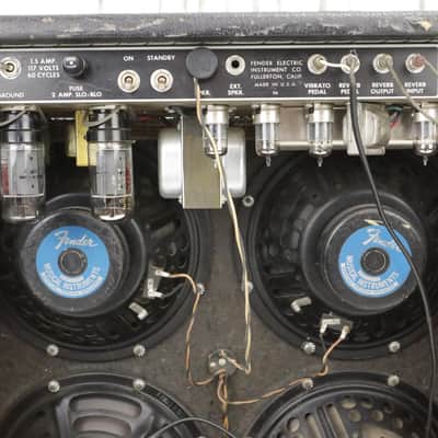 1965 Fender Super Reverb Amp AB763 w/ Case Dumble Serviced Robben Ford #37699 image 14