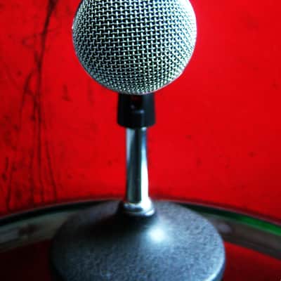 Vintage 1980's Shure 565SD Switchable Cardioid Dynamic Microphone Low Z w accessories 565 565D 566 image 5