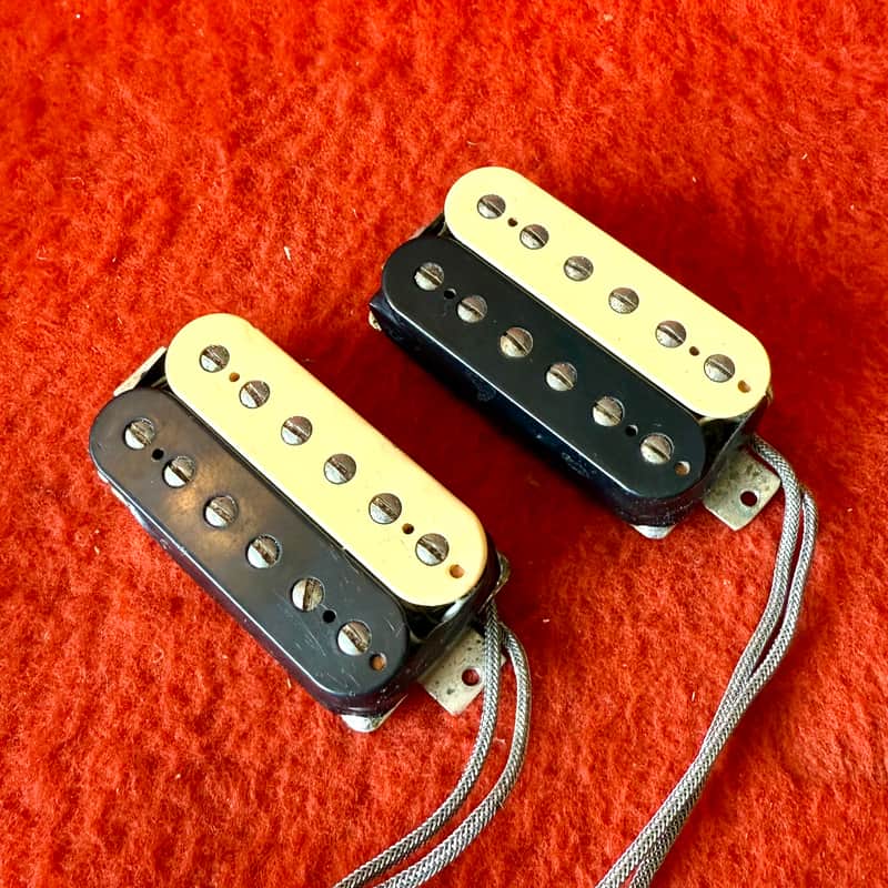 1981 Gibson Tim Shaw Dirty fingers high gain humbucker pickups Zebra explorer Flying V original vintage USA dual lead coil tap image 1