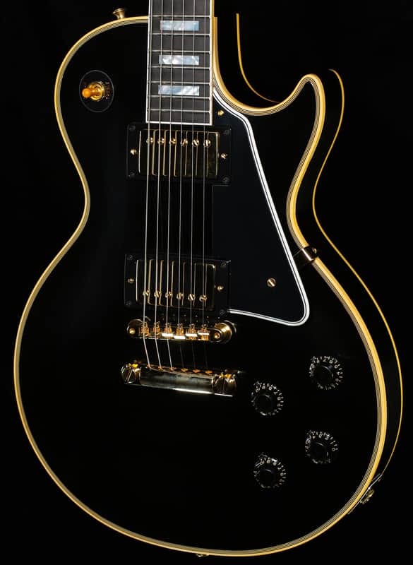 Gibson Custom Shop 1957 Les Paul Custom Reissue 2-Pickup VOS Ebony (788) image 1