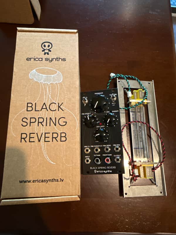 Erica Synths Black Spring Reverb 2014 - 2020 - Black image 1