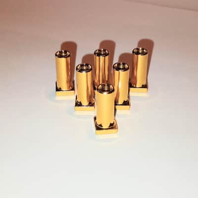 DW (drum workshop) GOLD SWIVEL NUTS LOT OF 6 TP50- FREE SHIP TO C-USA! image 3