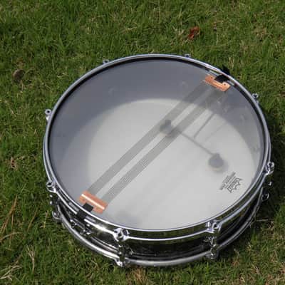Lang Snare Drum 4x14 1980s - Black Diamond Pearl image 10