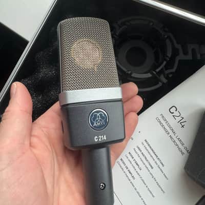 AKG C214 Large Diaphragm Cardioid Condenser Microphone | Reverb