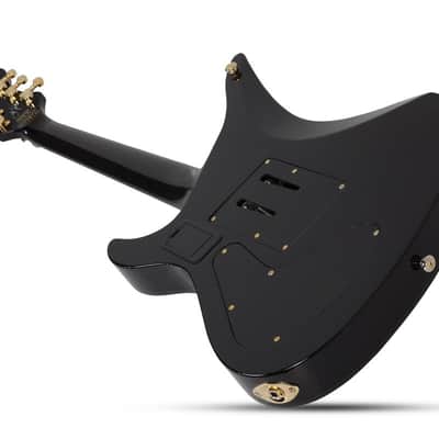 Schecter SCH.1742 Synyster Gates Custom-S Gloss Black w/Gold Stripes image 2